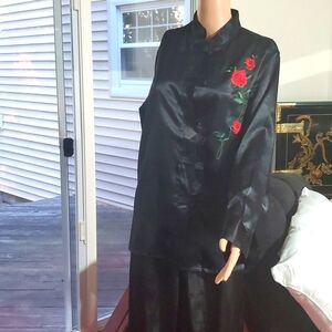 Two Silky Womens Loungewear Sets, Size M